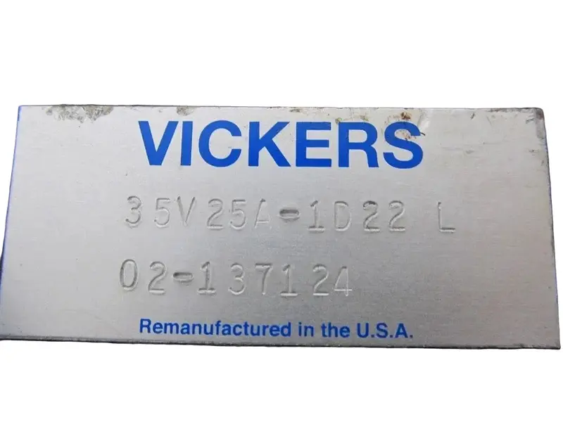 02-137124 Genuine Vickers Hydraulic Vane Pump 35V 2