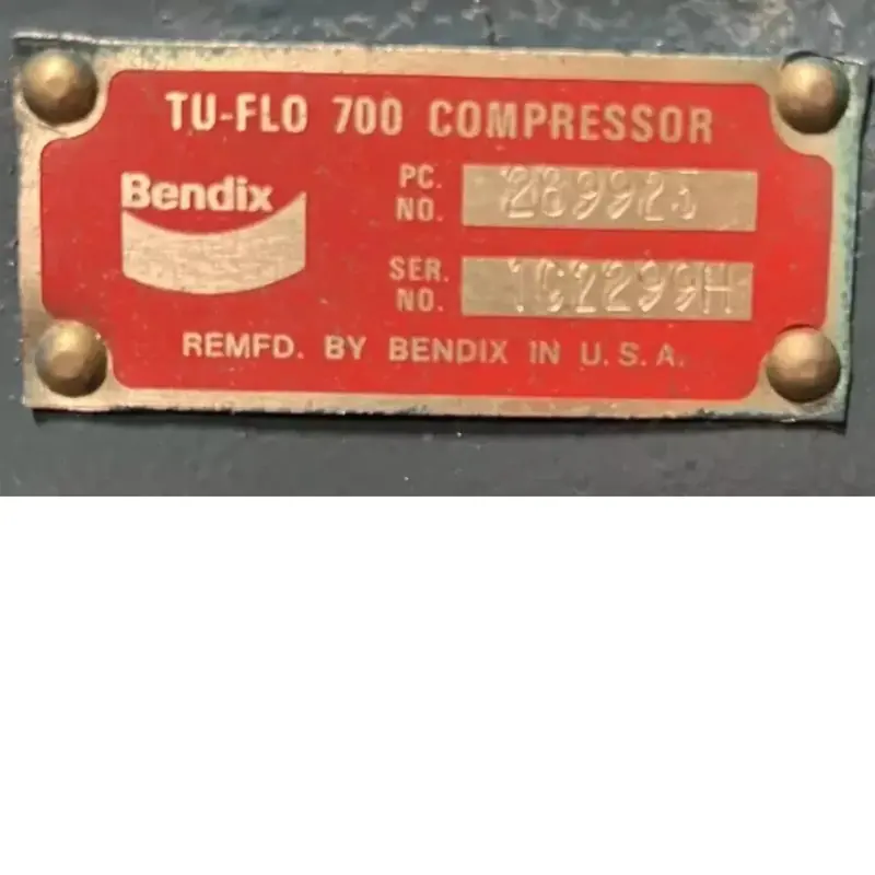 0289926 Genuine Bendix Air Compressor 2