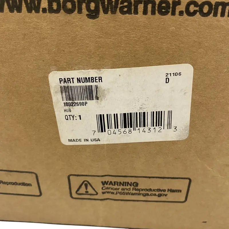 10022690P Genuine Borgwarner Engine Cooling Fan Hub 2