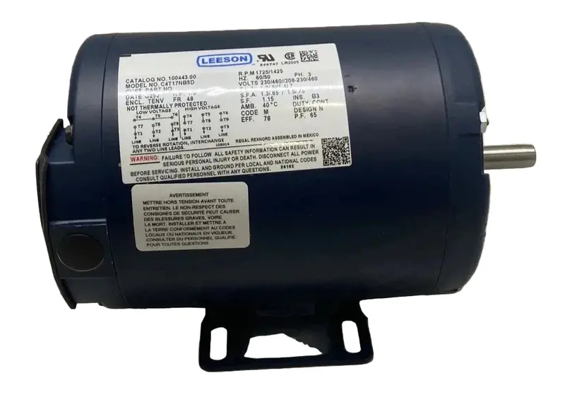 100443.00 Genuine Leeson General Purpose Motor 208-230/460V 2