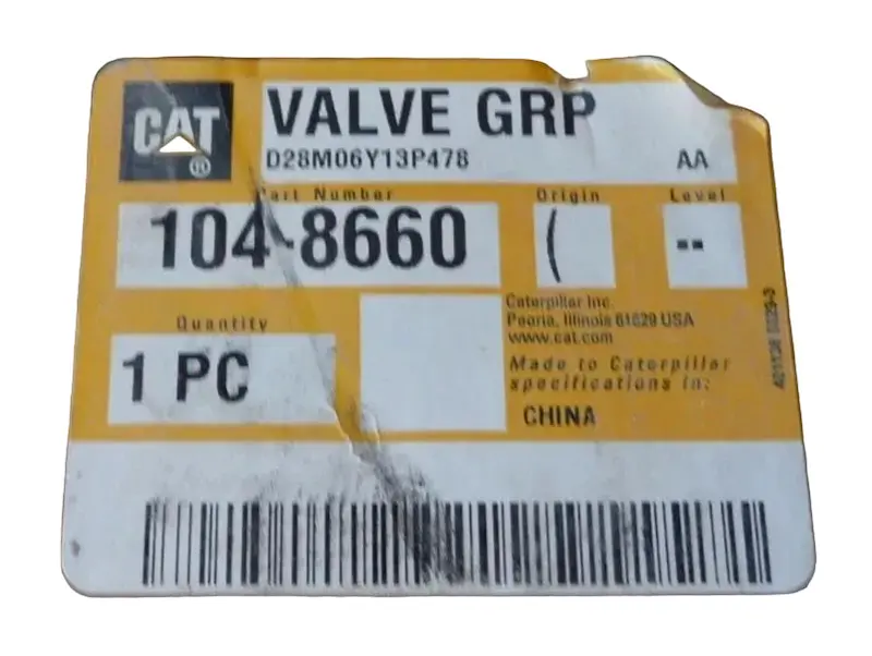 104-8660 Genuine Cat Hydraulic Bank Valve 1