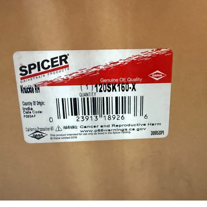 120Sk160 Genuine Dana Spicer Knuckle Rh 2