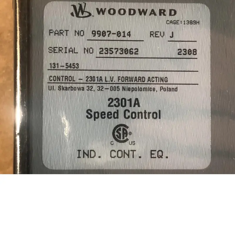 131-5453 Genuine Cat Control A 2