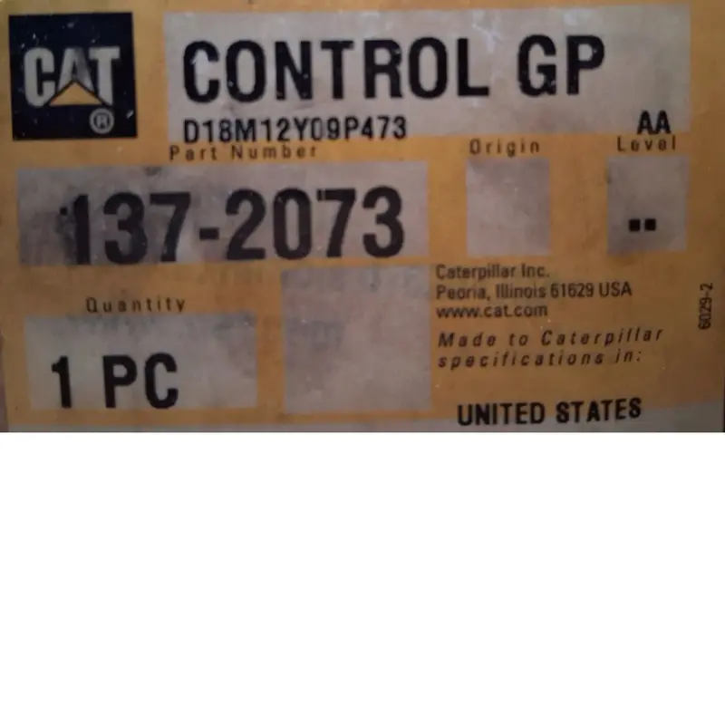 1372073 Cat Control Gp 2