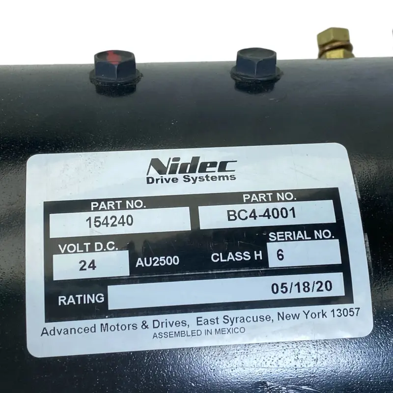 154240 Nidec Drive Motor 24V 2