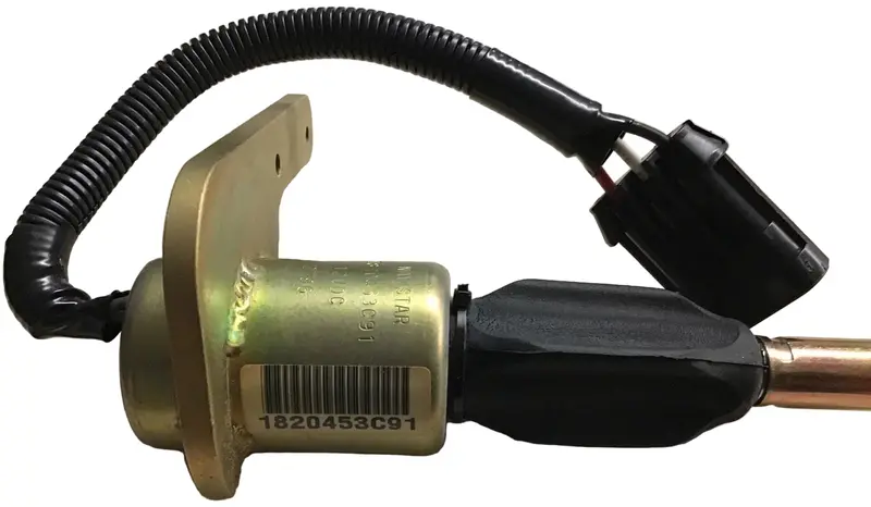 1820453C91 Genuine International Fuel Shutdown Solenoid Valve 12Vdc 1