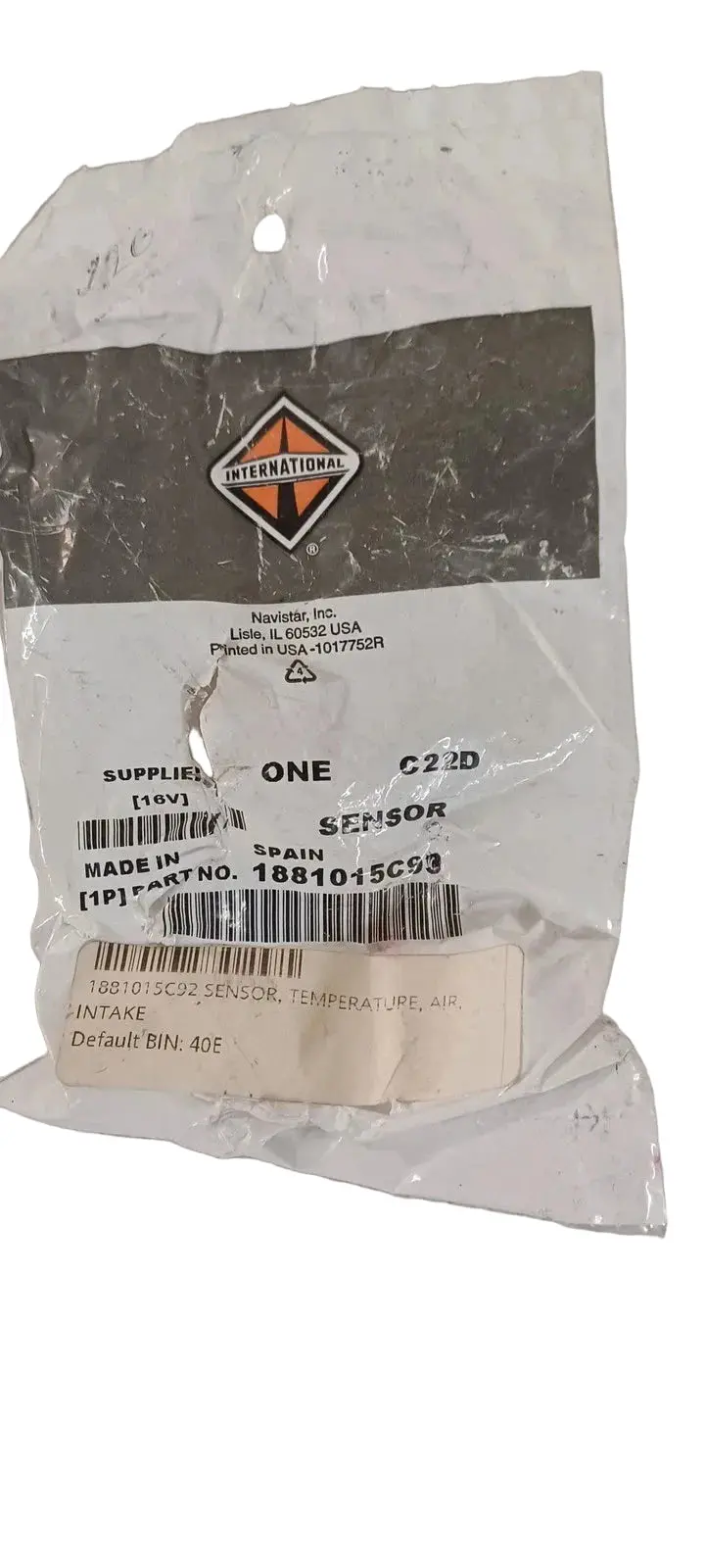 1881015C93 Genuine International Oem - Intake Manifold Air Temp Sensor 2