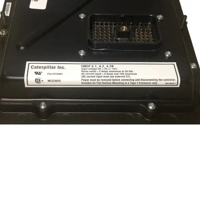 20R-8826 Genuine Cat Emcp 4.2B Control Panel 2