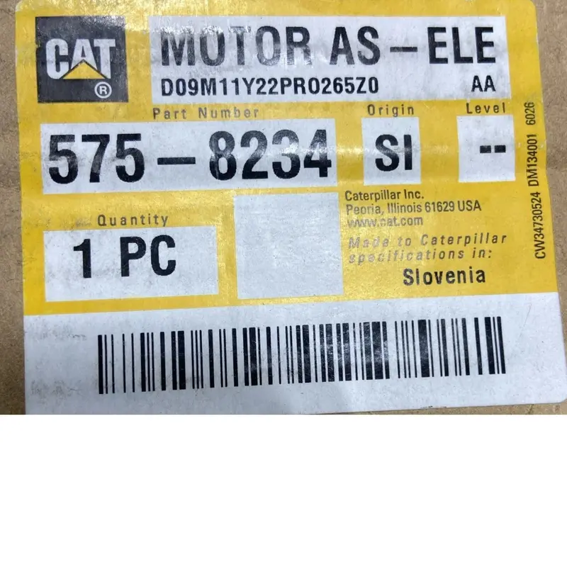 20R4762 Genuine Cat Electric Starting Motor 12V 2