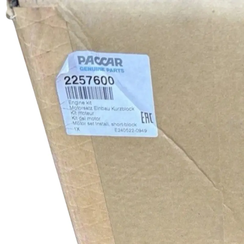 2257600Pe-008O Genuine Paccar Installation Kit Short Block 1