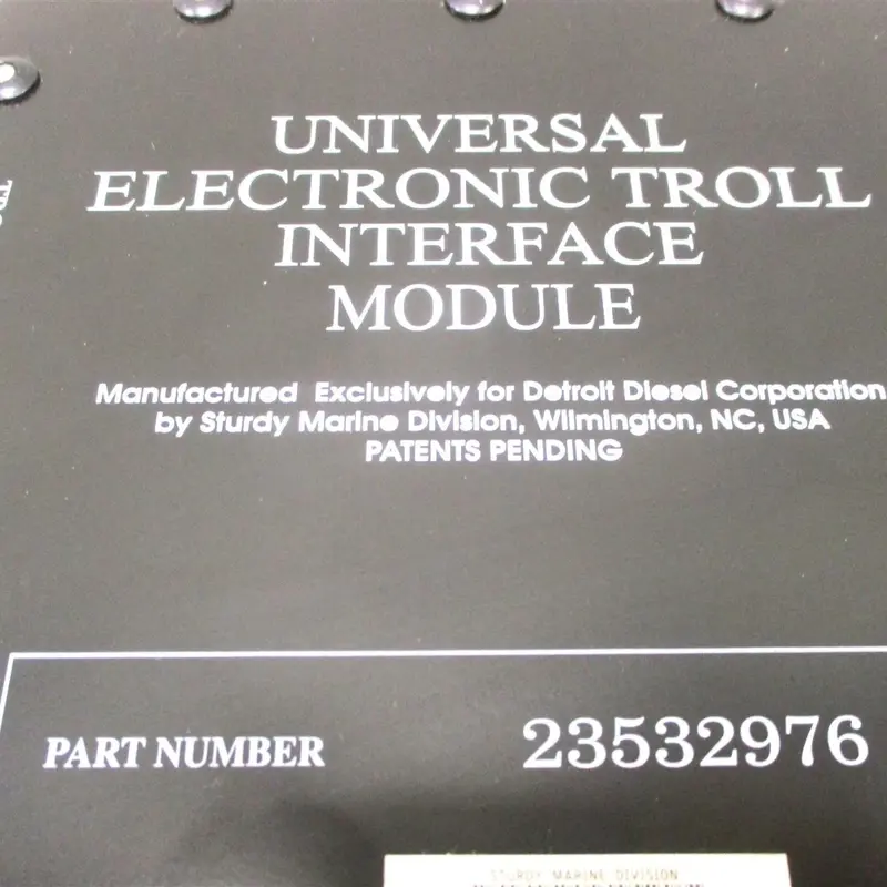 23532976 Detroit Diesel U-Etim Universal Electronic Troll Interface Module 2