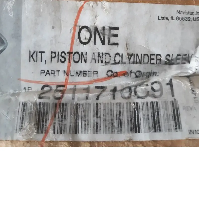 2511710C92 Genuine International Piston And Cylinder Sleeve Kit 2