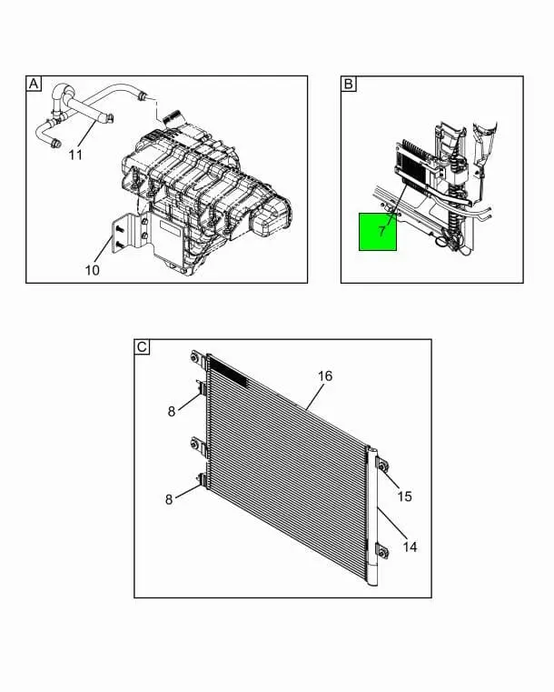 2516099C91 Genuine International Power Steering Cooler 2