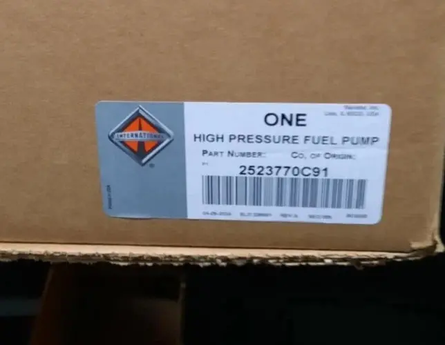 2523770C91 Genuine International High Pressure Fuel Fump 1