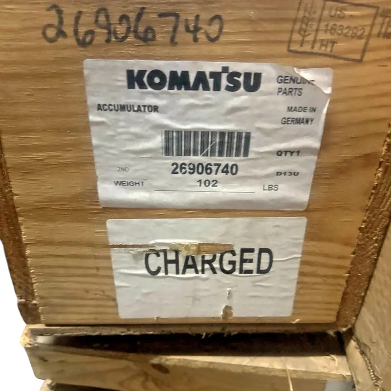 26906740 Genuine Komatsu Accumulator 2