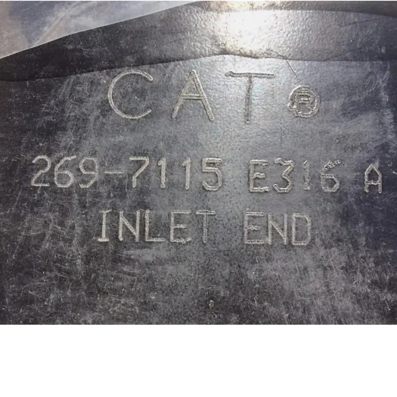 2697115 Cat Right Hand Side Exhaust Muffler 2
