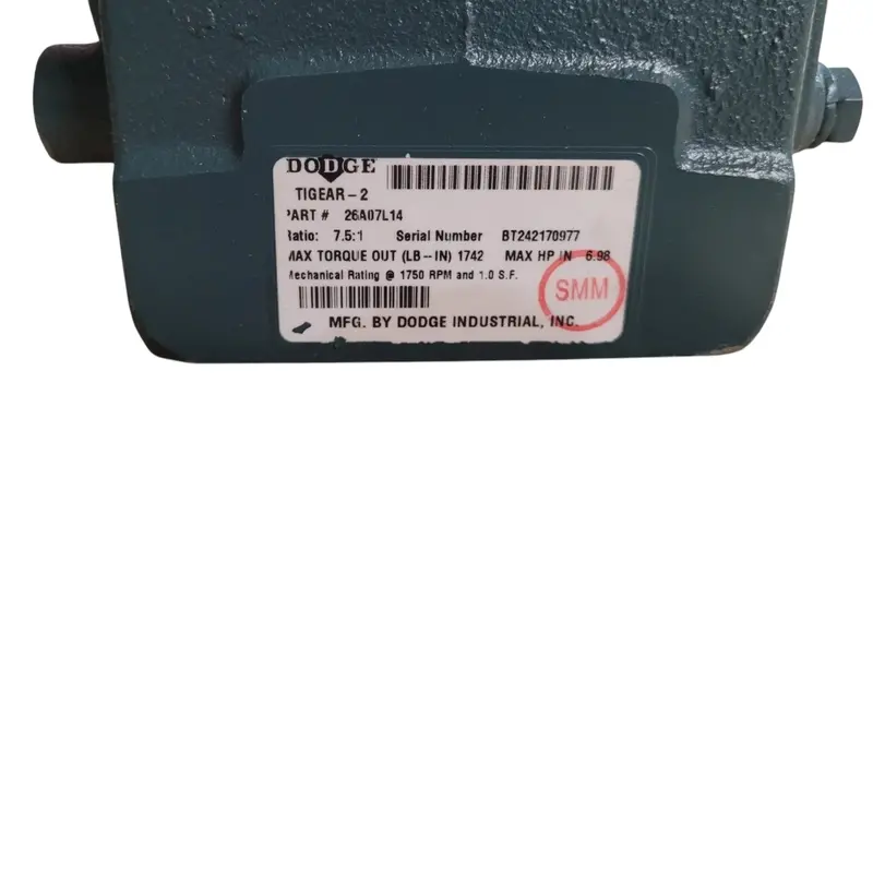 26A07l14 Genuine Dodge Tigear-2 Worm Gear Speed Reducer 2