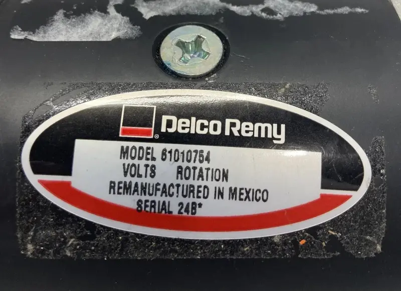 282-0108 Genuine Delco Remy Starter Motor 12V 2