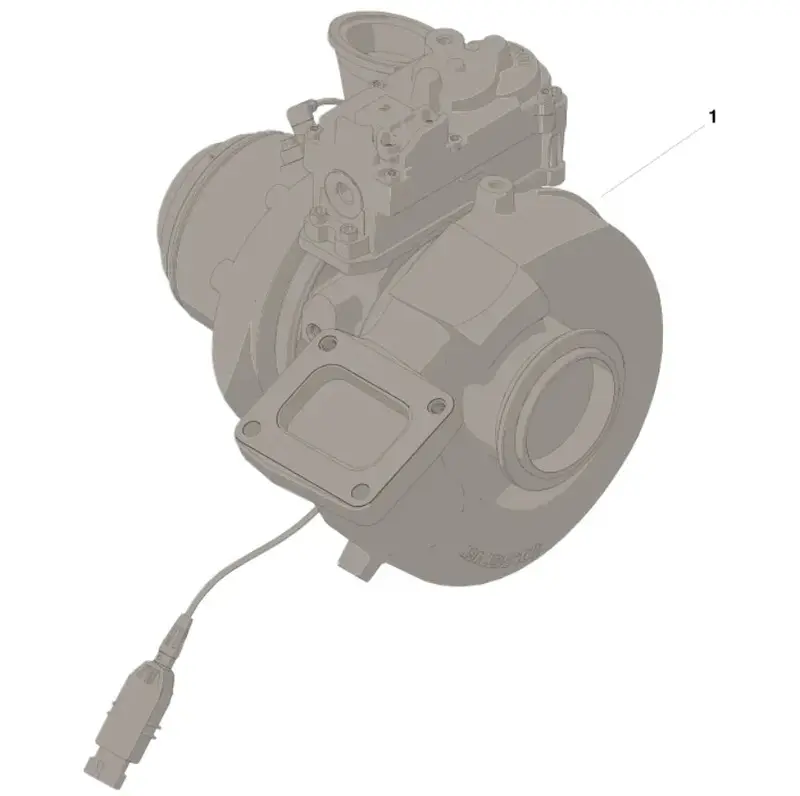 2836427 Genuine Cummins Isc Isl Turbocharger 1