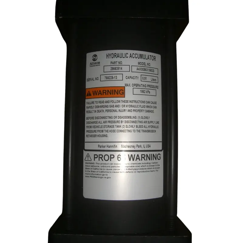 29563813 Genuine Allison Accumulator Assembly 2