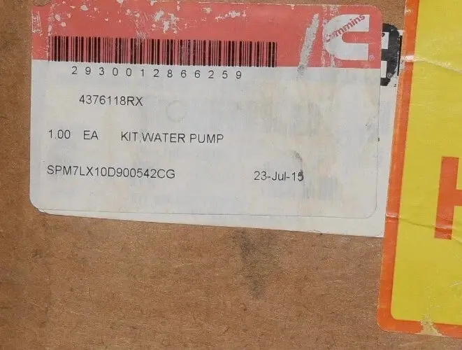 3050447 Genuine Cummins Water Pump 2