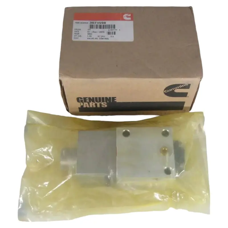 3071599 Genuine Cummins Oil Control Valve 2