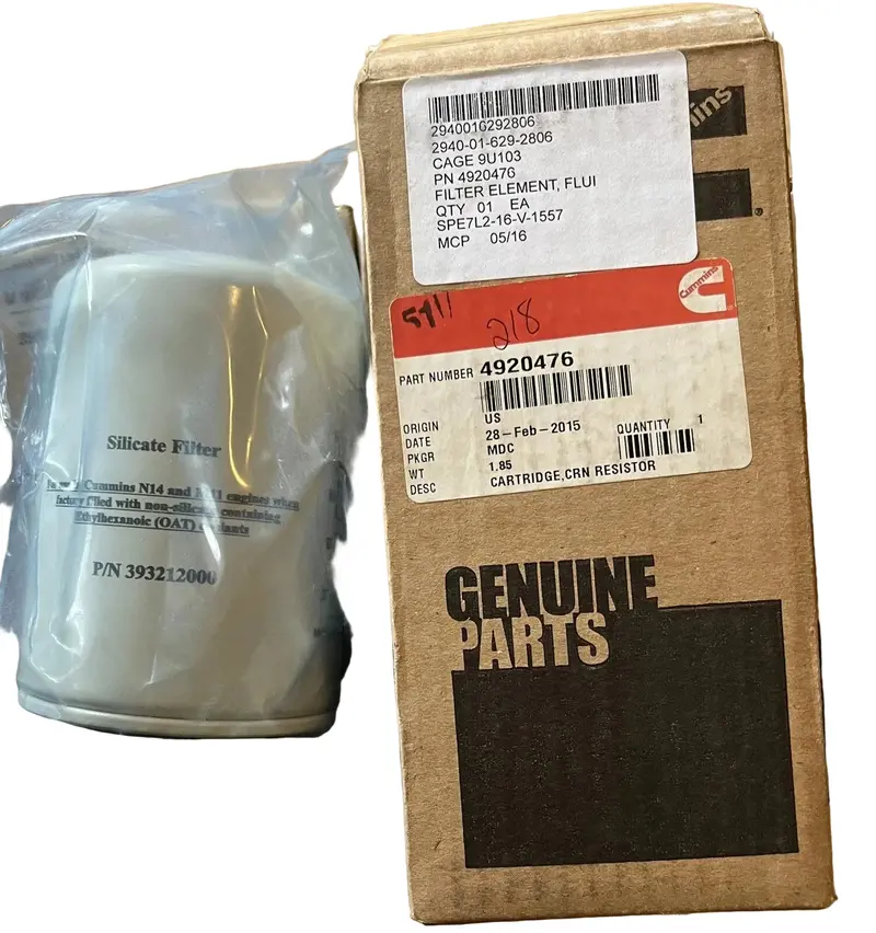 3102841 Genuine Cummins Silicate Filter Part 1