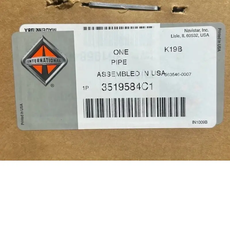 3519584C1 Genuine International Exhaust Pipe Assembly 2