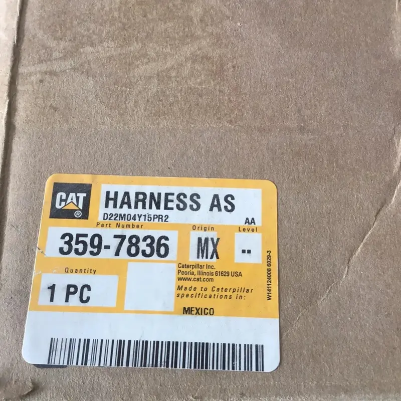 359 7836 Genuine Cat Cylinder Floodlights Wiring Harness 2