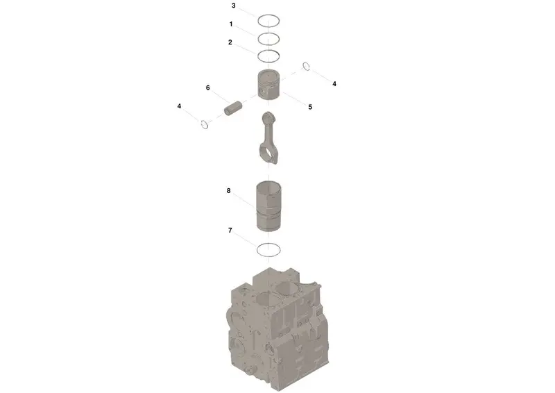 3934589 Genuine Cummins Cylinder Kit 1
