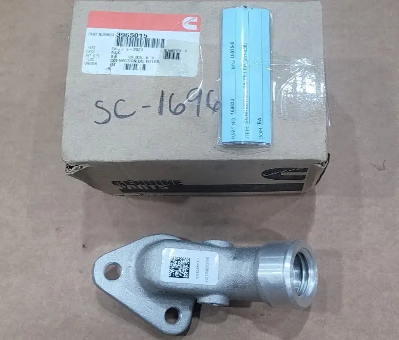 3965015 Genuine Cummins Oil Filler Connection 1