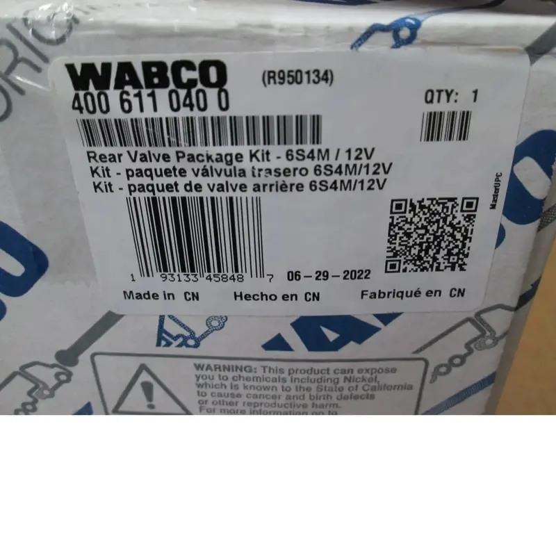 400 611 040 0 Genuine Wabco Abs Modulator Valve 12V 2
