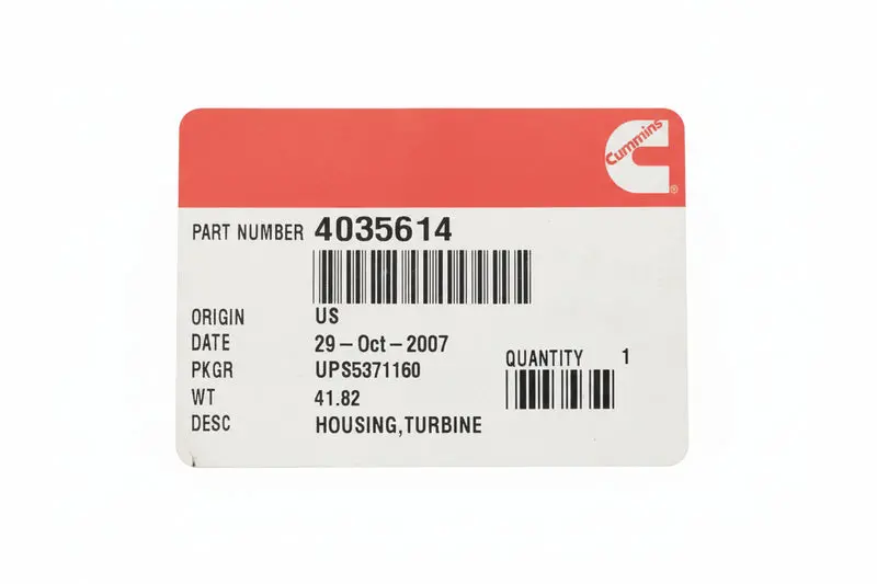4035614 Genuine Cummins Turbocharger Housing 2