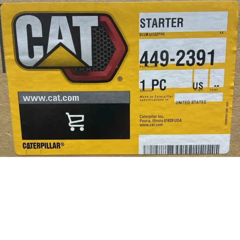 4492391 Genuine Cat Starter Motor 12V 1