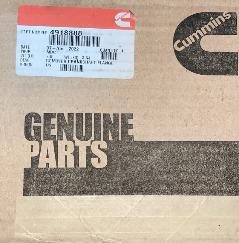 4918888 Genuine Cummins Crankshaft Flange Remover 2