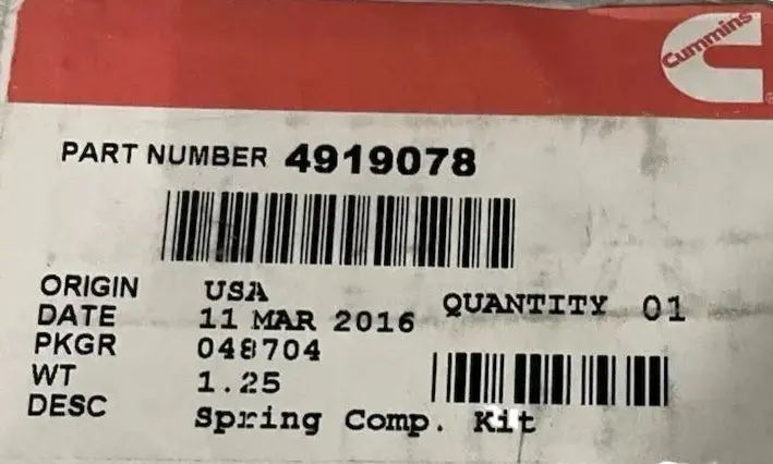4919078 Genuine Cummins Valve Spring Compressor 2