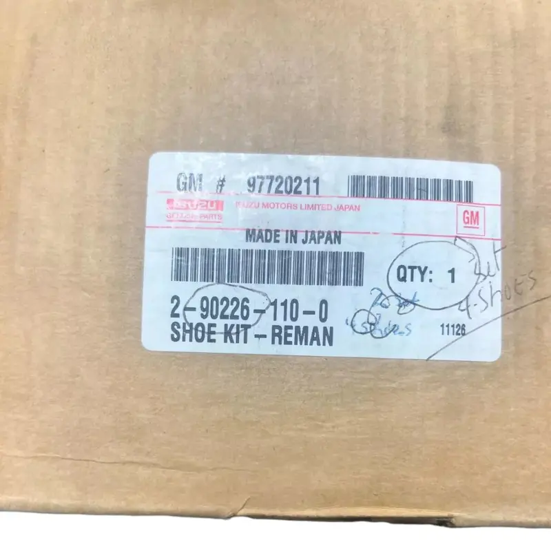 5-87090-124-0 Genuine Isuzu Shoe Kit 2