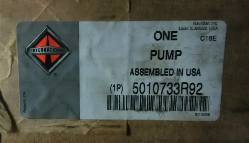 5010733R91 Genuine International Electric Fuel Pump 5 Pin 2
