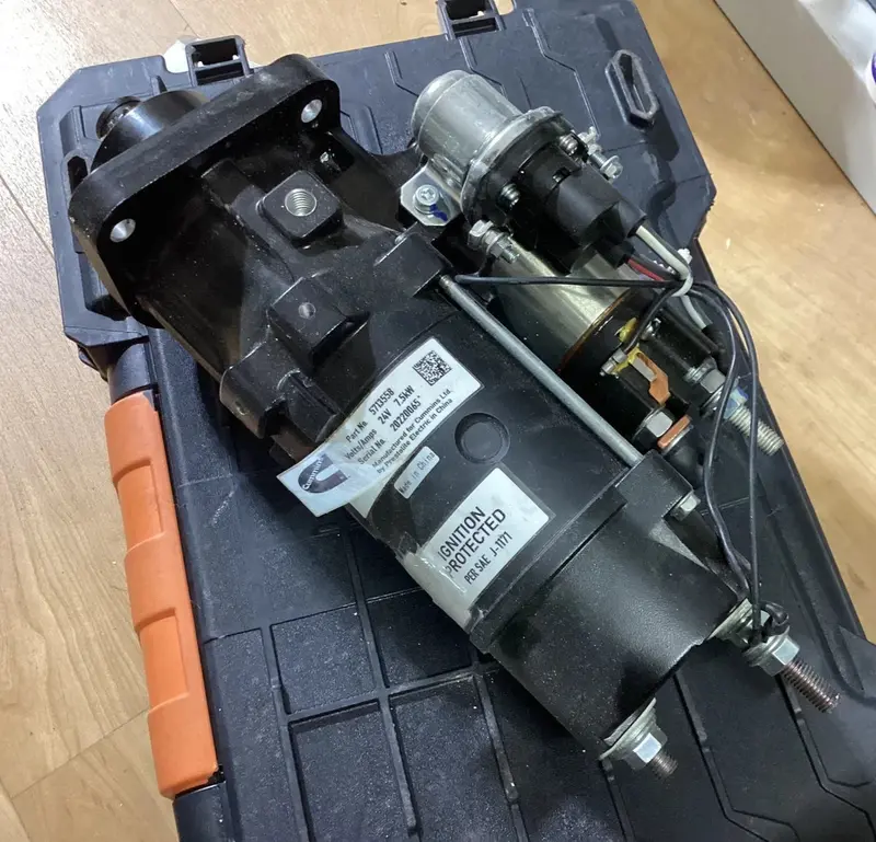 5257544 Genuine Cummins Starter Motor 24V 7.5Kw 1