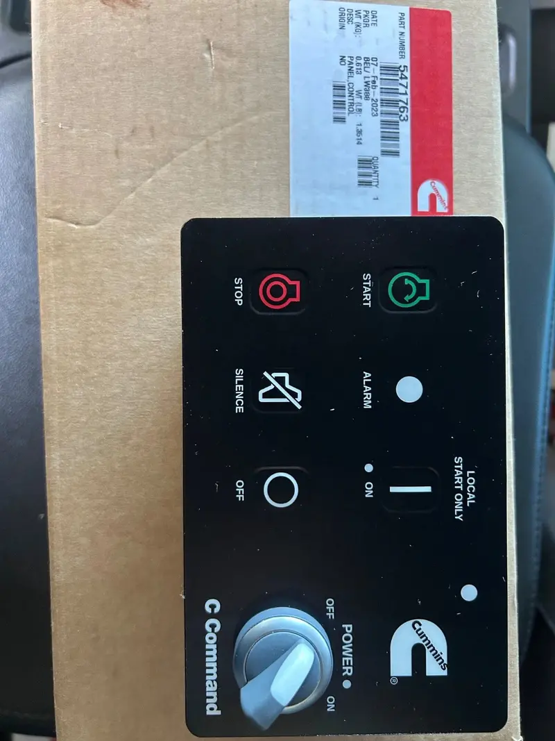 5471763 Genuine Cummins Control Panel 1