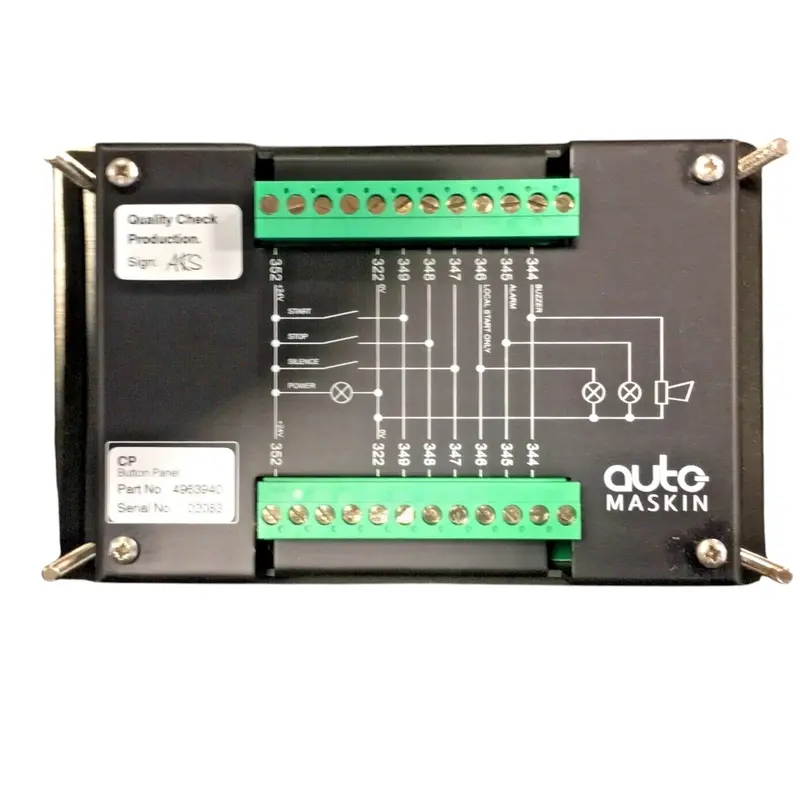 5545345 Genuine Cummins Control Panel 2