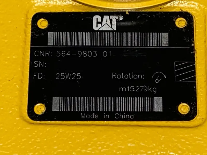 564-9803 Genuine Cat Hydraulic Piston Pump 2