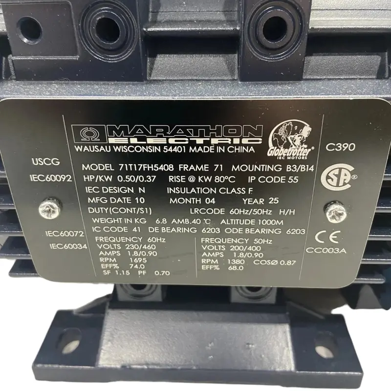 71T17fh5408 Marathon General Purpose Electric Motor 230-460V 2