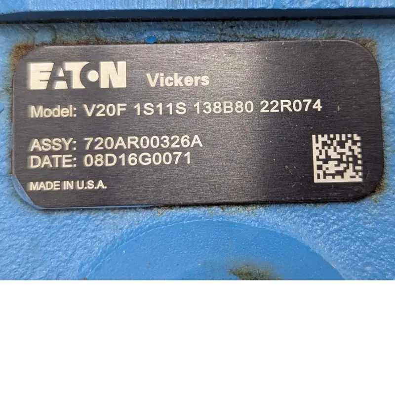 720Ar00326a Genuine Eaton Hydraulic Pump 2