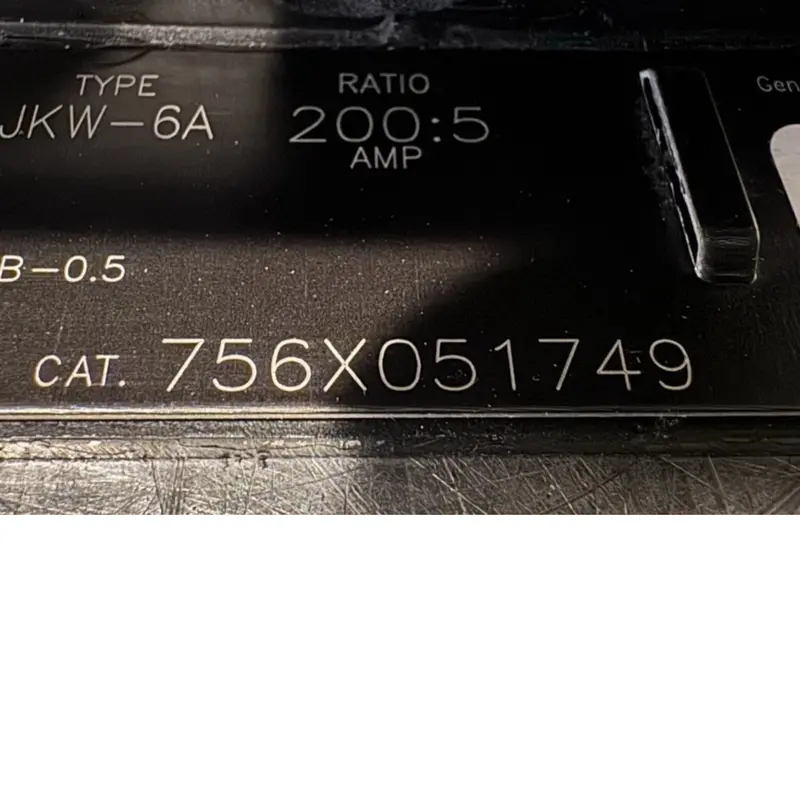 756X051749 Ge Current Transformer Ratio 200:5 2