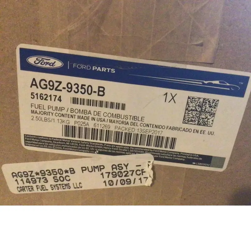 Ag9z9350b Genuine Ford Fuel Pump 2