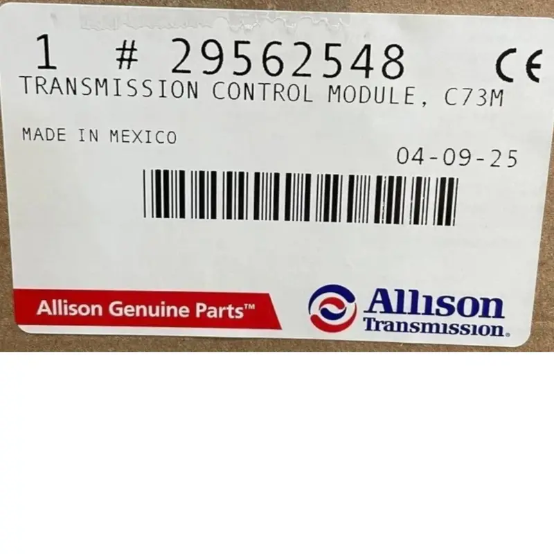Alv 29562548 Genuine Allison Transmission Control Module 2