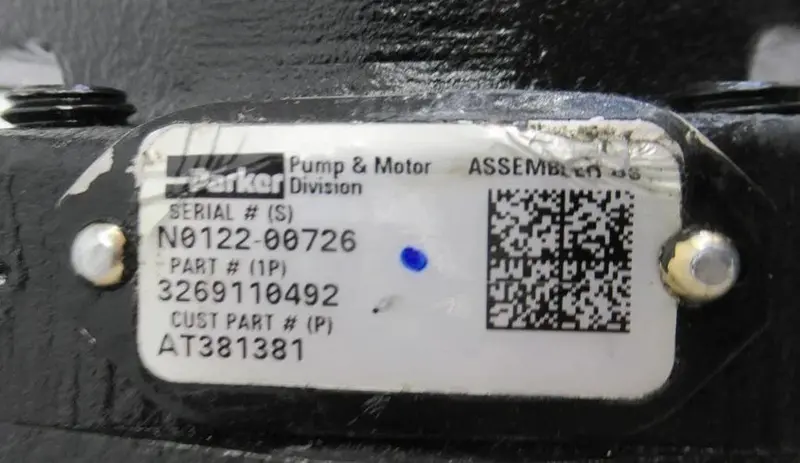 At381381 Genuine Parker Axle Hydraulic Gear Pump 2
