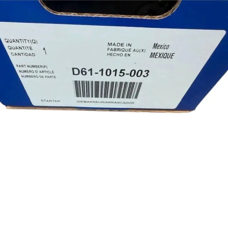 D61-1015-003 Kenworth Starter Motor 12V 2