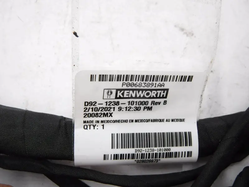 D92-1238-101000 Genuine Paccar Wiring Harness 2